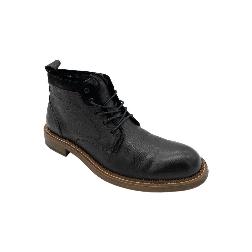 Cloudstyle Men's Chukka Ankle Boots Black - Medium